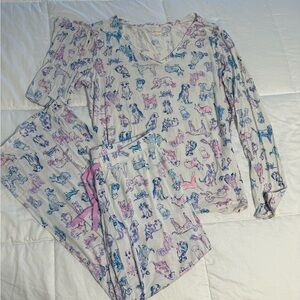 Lily Pulitzer doggy pajama set